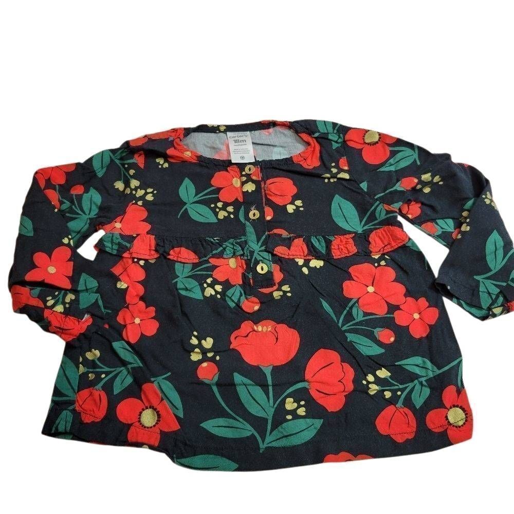 Carter's floral bouse 18 months